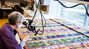 A person in a conservation room