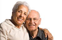 Photo of a man and woman smiling